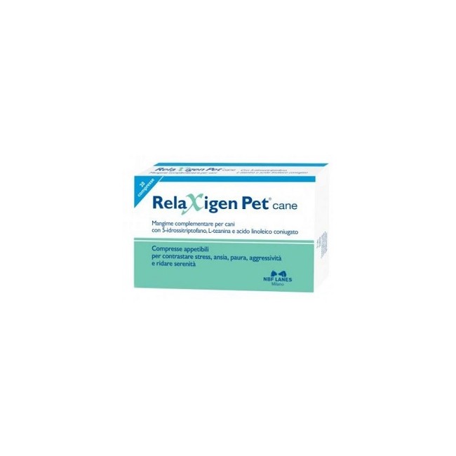 RELAXIGEN PET CANE BLISTER 20 COMPRESSE APPETIBILI RELAXIGEN PET CANE BLISTER 20 COMPRESSE APPETIBILI