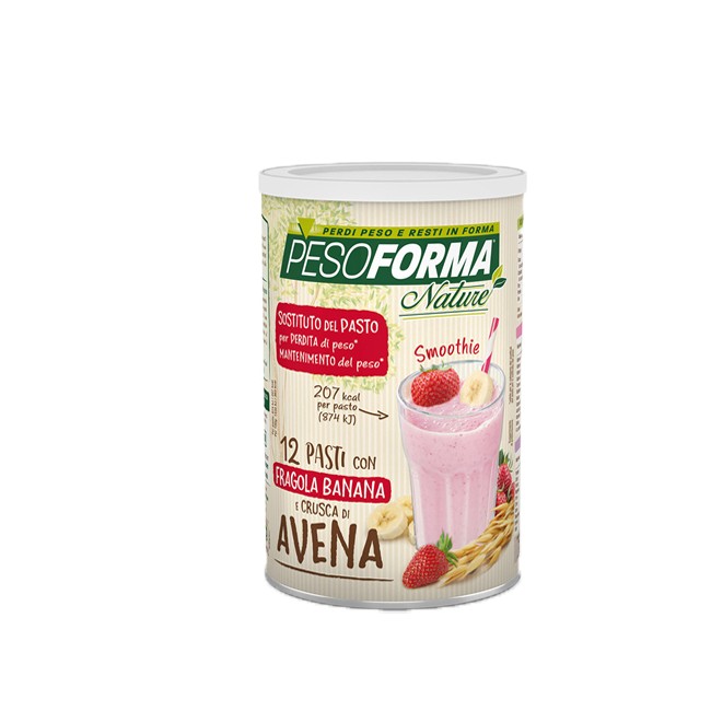 PESOFORMA NATURE SMOOTHIE FRAGOLA BANANA POLVERE 420 G PESOFORMA NATURE SMOOTHIE FRAGOLA BANANA POLVERE 420 G