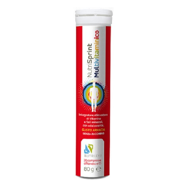 NUTRISPRINT MULTIVITAMINICO 20 COMPRESSE EFFERVESCENTI 80 G SENZA ZUCCHERO NUTRISPRINT MULTIVITAMINICO 20 COMPRESSE EFFERVESCENTI 80 G SENZA ZUCCHERO