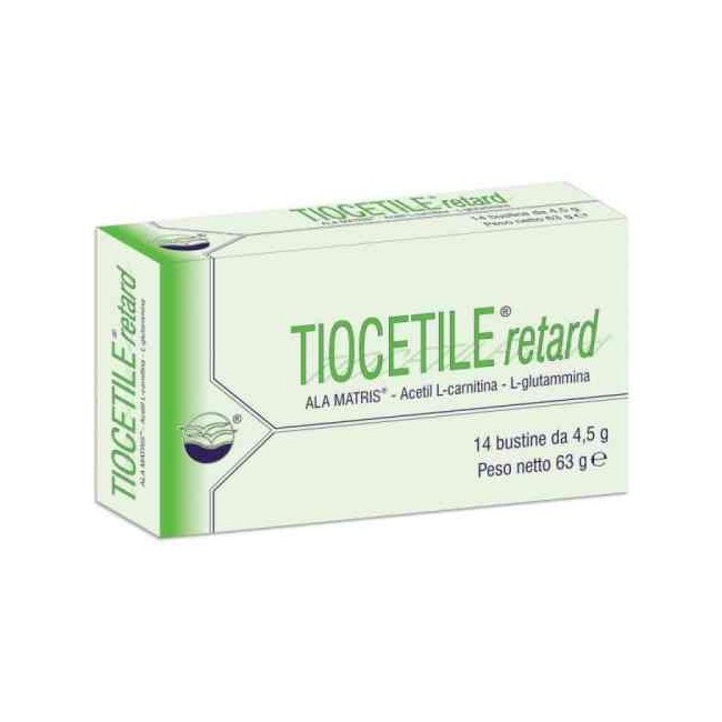 TIOCETILE RETARD 14 BUSTE DA 4,5 G TIOCETILE RETARD 14 BUSTE DA 4,5 G