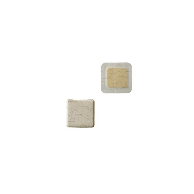MEDICAZIONE BIATAIN IN SCHIUMA DI POLIURETANO A RILASCIO DI ARGENTO CON BORDO ADESIVO 12,5X12,5 CM 5 PEZZI