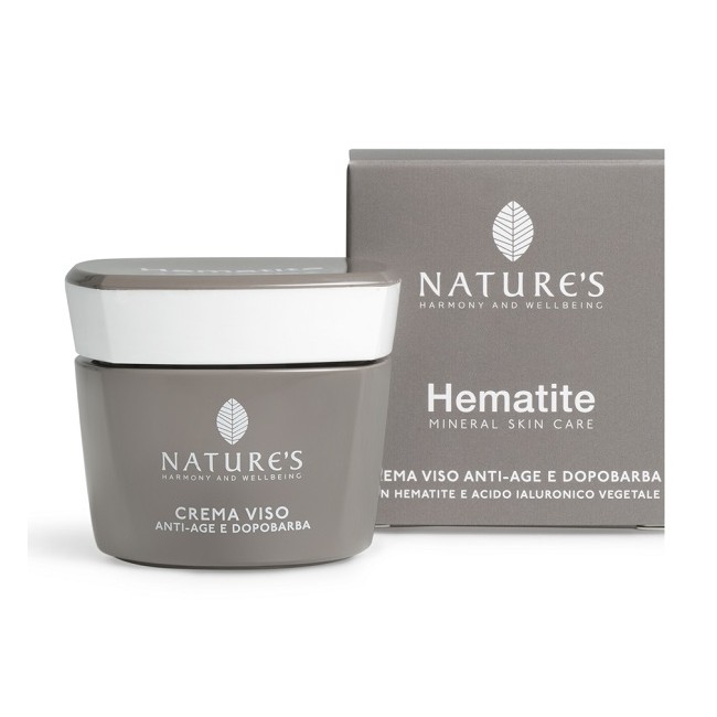 NATURES HEMATITE CREMA VISO ANTIAGE DOPOBARBA