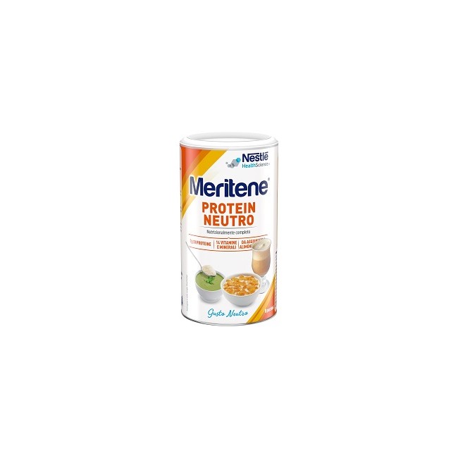 Confezione da 270 Grammi di Meritene Protein Gusto neutro. Confezione da 270 Grammi di Meritene Protein Gusto neutro.