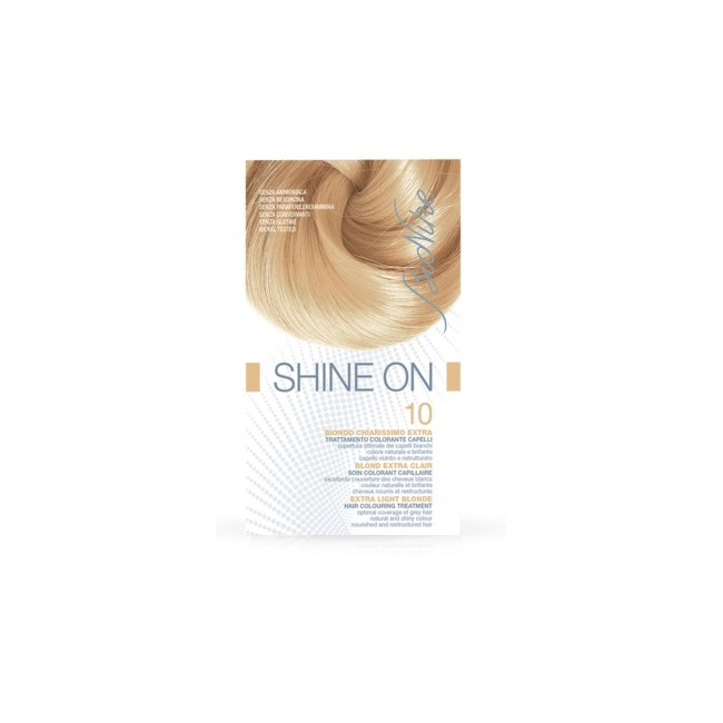 Confezione contenente Bionike Shine On Tinta per Capelli Biondo Chiarissimo 10