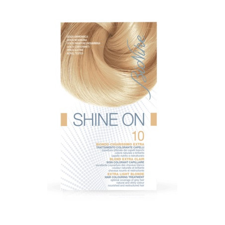 Confezione contenente Bionike Shine On Tinta per Capelli Biondo Chiarissimo 10