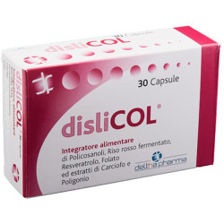 Dislicol Integratore Per Abbassare Colesterolo e Grassi Cattivi 30 Capsule