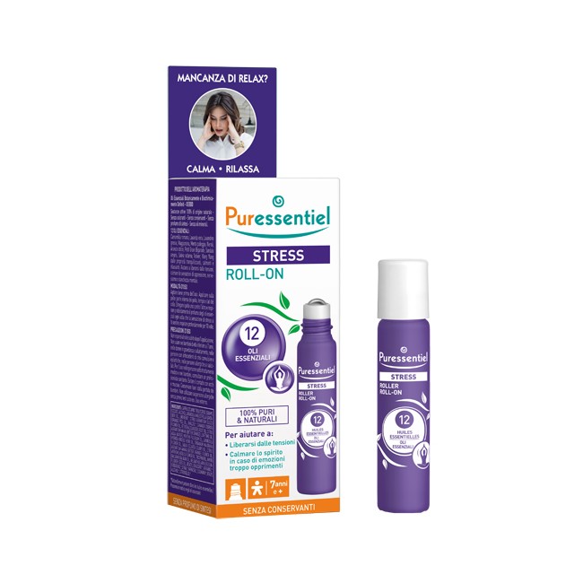 PURESSENTIEL ROLLER SOS STRESS 12 OLI ESSENZIALI 5 ML PURESSENTIEL ROLLER SOS STRESS 12 OLI ESSENZIALI 5 ML