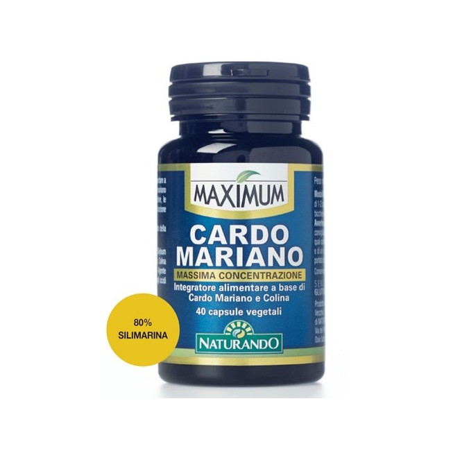 MAXIMUM CARDO MARIANO 40 CAPSULE MAXIMUM CARDO MARIANO 40 CAPSULE