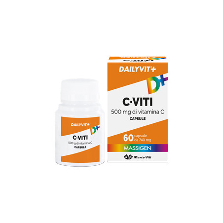 DAILYVIT+ C VITI 500MG DI VITAMINA C 60 CAPSULE DAILYVIT+ C VITI 500MG DI VITAMINA C 60 CAPSULE