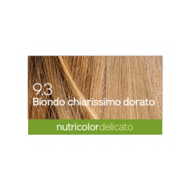 BIOKAP NUTRICOLOR DELICATO 9,3 NEW BIONDO CHIARISSIMO DORATO TINTA 140 ML BIOKAP NUTRICOLOR DELICATO 9,3 NEW BIONDO CHIARISSIMO DORATO TINTA 140 ML