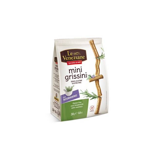 LE VENEZIANE MINI GRISSINI ROSMARINO 250 G LE VENEZIANE MINI GRISSINI ROSMARINO 250 G