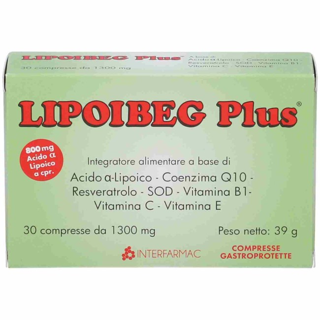 LIPOIBEG PLUS 30 COMPRESSE DA 1300 MG LIPOIBEG PLUS 30 COMPRESSE DA 1300 MG