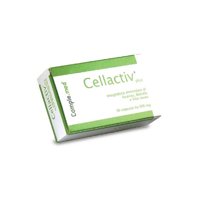 Confezione da 36 capsule di Cellactiv Plus, integratore per contrastare la cellulite. Confezione da 36 capsule di Cellactiv Plus, integratore per contrastare la cellulite.