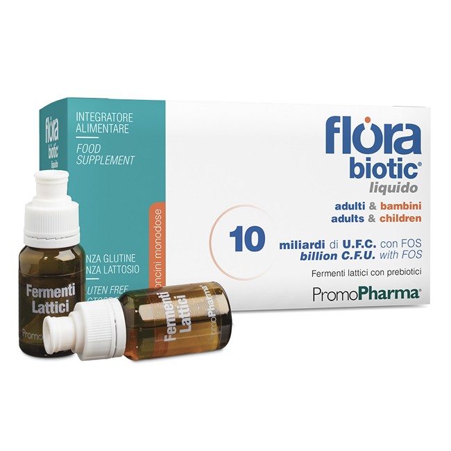 FLORA LIQUIDO ADULTI & BAMBINI 10 FLACONCINI X 10 ML FLORA LIQUIDO ADULTI & BAMBINI 10 FLACONCINI X 10 ML