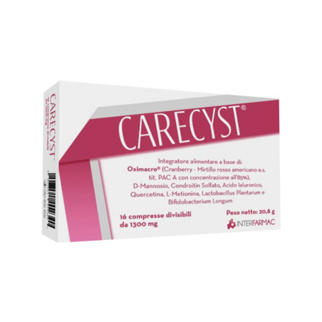 CARECYST 16 COMPRESSE DIVISIBILI DA 1300 MG