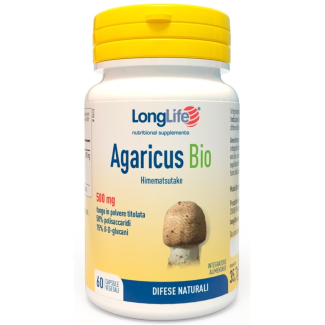 LONGLIFE AGARICUS BIO 60 CAPSULE LONGLIFE AGARICUS BIO 60 CAPSULE