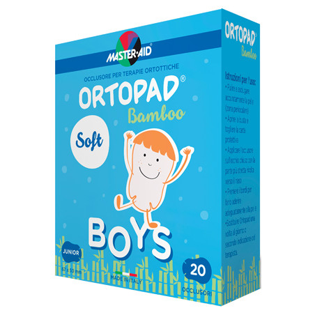 CEROTTO OCULARE PER ORTOTTICA ORTOPAD SOFT BOYS JUNIOR 20 PEZZI CEROTTO OCULARE PER ORTOTTICA ORTOPAD SOFT BOYS JUNIOR 20 PEZZI