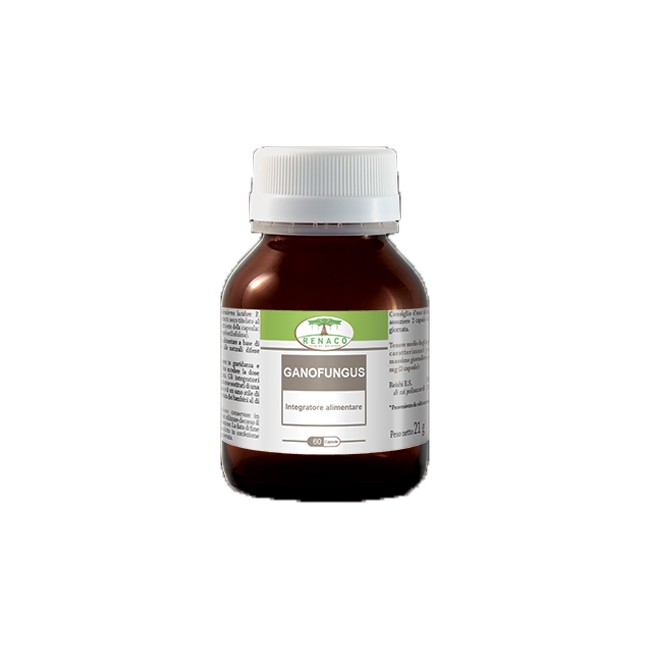 GANOFUNGUS 60 CAPSULE FLACONE 24 G GANOFUNGUS 60 CAPSULE FLACONE 24 G