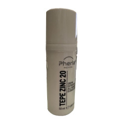 Flacone da 50 ml di Tepezinc 20, crema emolliente per dermatiti e pelli sensibili.