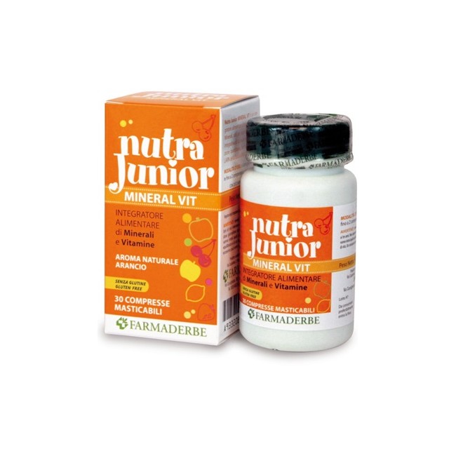 NUTRA JUNIOR MINERAL VITAMINE 30 COMPRESSE 45 G NUTRA JUNIOR MINERAL VITAMINE 30 COMPRESSE 45 G