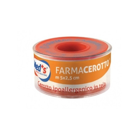 Cerotto Meds Ipoallergenico Tela 500x2,5 Cm Ssr Cerotto Meds Ipoallergenico Tela 500x2,5 Cm Ssr