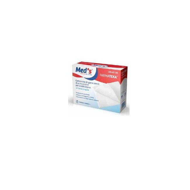 GARZA COMPRESSA MEDS 12/8 36X40CM 12 PEZZI GARZA COMPRESSA MEDS 12/8 36X40CM 12 PEZZI