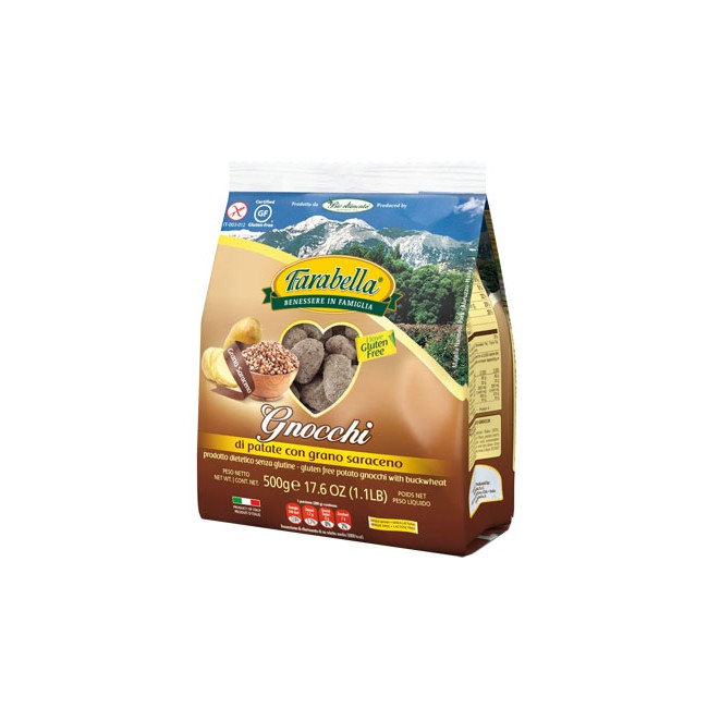 FARABELLA GNOCCHI DI PATATE AL GRANO SARACENO 500 G FARABELLA GNOCCHI DI PATATE AL GRANO SARACENO 500 G