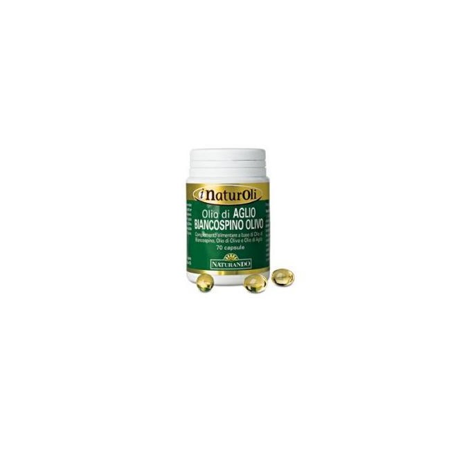 I NATUROLI OLIO DI AGLIO BIANCOSPINO OLIVO 70 PERLE I NATUROLI OLIO DI AGLIO BIANCOSPINO OLIVO 70 PERLE