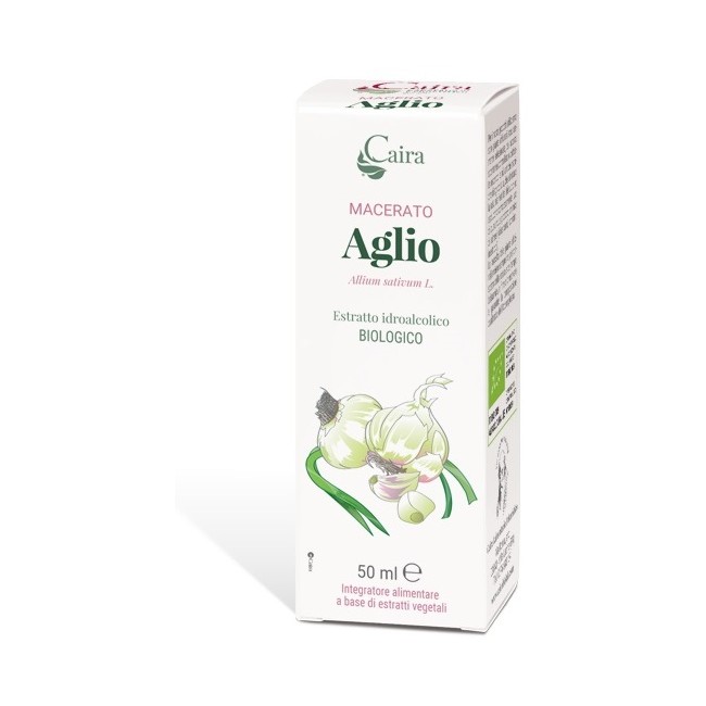 CAIRA AGLIO MACERATO IDROALCOLICO BIO GOCCE 50 ML CAIRA AGLIO MACERATO IDROALCOLICO BIO GOCCE 50 ML