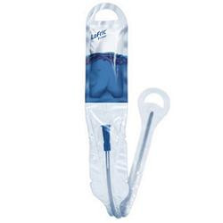 CATETERE URINARIO MONOUSO AUTOLUBRIFICANTE IDROFILO POBE LUBRIFICAZIONE TRAMITE POLIVINILPIRROLIDONE SOLUZIONE SALINA STERILE IN