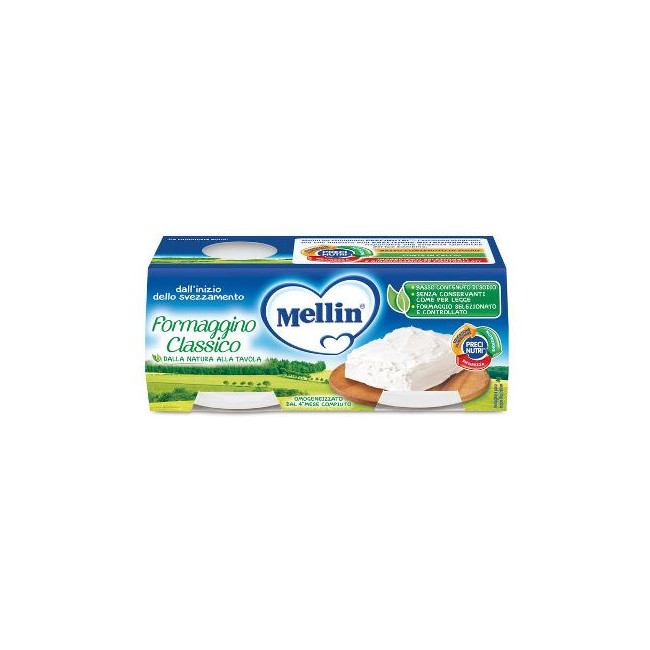 MELLIN BABY FORMAGGINO CLASSICO 2 X 80 G MELLIN BABY FORMAGGINO CLASSICO 2 X 80 G