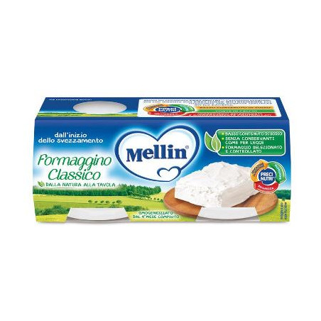 MELLIN BABY FORMAGGINO CLASSICO 2 X 80 G MELLIN BABY FORMAGGINO CLASSICO 2 X 80 G