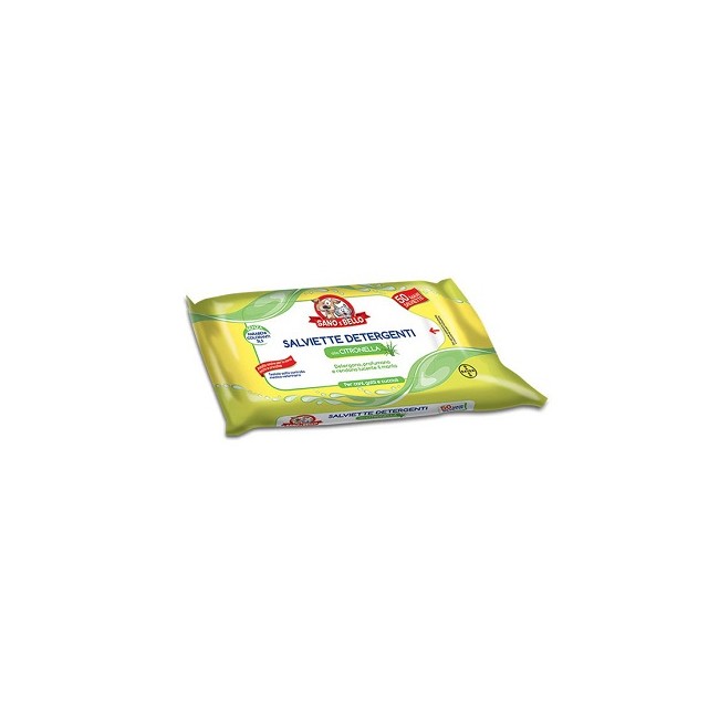 SANO E BELLO SALVIETTE DETERGENTI CITRONELLA 50 PEZZI SANO E BELLO SALVIETTE DETERGENTI CITRONELLA 50 PEZZI
