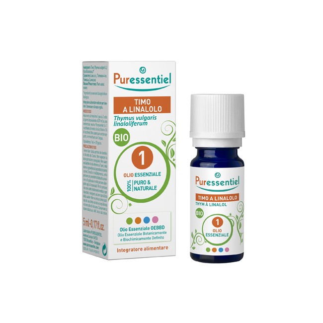 PURESSENTIEL TIMO A LINALOLO OLIO ESSENZIALE BIO 5 ML PURESSENTIEL TIMO A LINALOLO OLIO ESSENZIALE BIO 5 ML