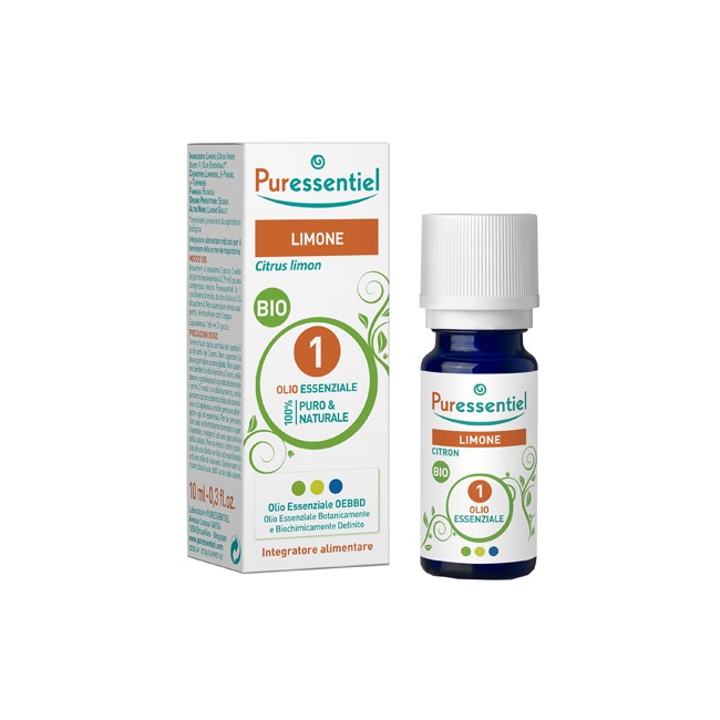 PURESSENTIEL LIMONE OLIO ESSENZIALE BIO 10 ML PURESSENTIEL LIMONE OLIO ESSENZIALE BIO 10 ML