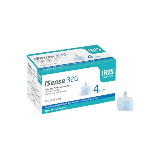 I SENSE AGO PER INSULINA GAUGE 32 4 MM 100 PEZZI I SENSE AGO PER INSULINA GAUGE 32 4 MM 100 PEZZI