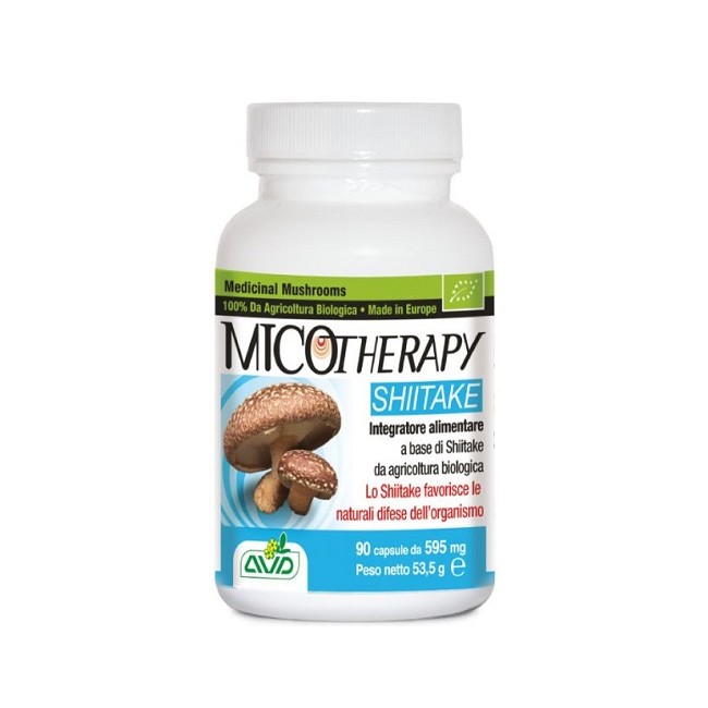 MICOTHERAPY SHIITAKE 90 CAPSULE FLACONE 53,50 G MICOTHERAPY SHIITAKE 90 CAPSULE FLACONE 53,50 G