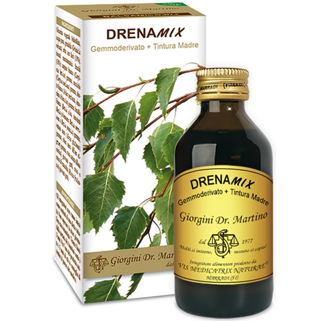 Drenamix Gemmoderivato + Tintura Madre Senza Alcool 100 Ml