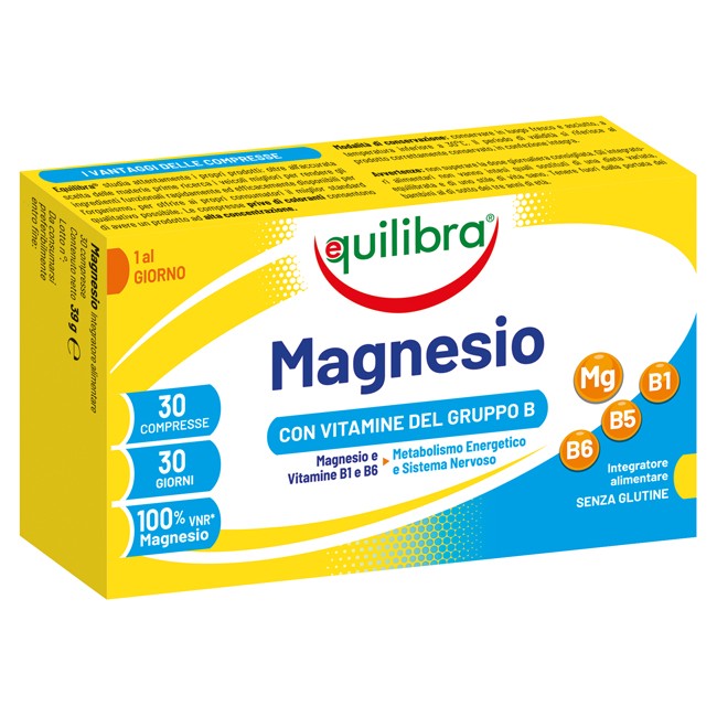 MAGNESIO CON VITAMINE GRUPPO B 30 COMPRESSE MAGNESIO CON VITAMINE GRUPPO B 30 COMPRESSE