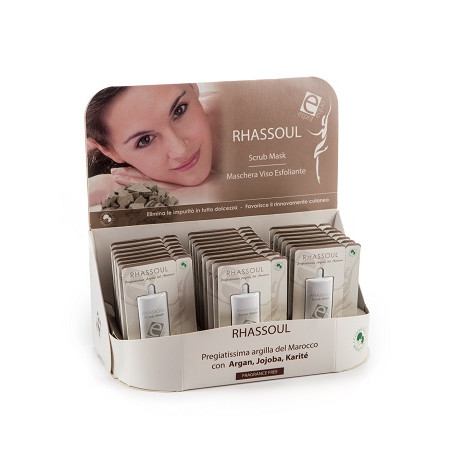 ESPRIT EQUO RHASSOUL PEELING MASK ARGAN MURUMURU BIO 22 PEZZI DA 10 ML ESPRIT EQUO RHASSOUL PEELING MASK ARGAN MURUMURU BIO 22 PEZZI DA 10 ML