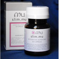 Confezione da 50 capsule di Slim Mu Integratore Che Favorisce La Perdita Di Peso.
