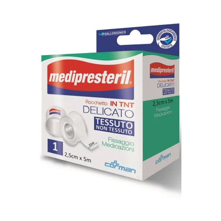 Cerotto Medipresteril Dispenser Tessuto Non Tessuto 5x250cm