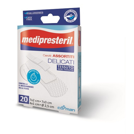 CEROTTO MEDIPRESTERIL SENSIMED GRANDI DELICATI 7X3 20 PEZZI CEROTTO MEDIPRESTERIL SENSIMED GRANDI DELICATI 7X3 20 PEZZI