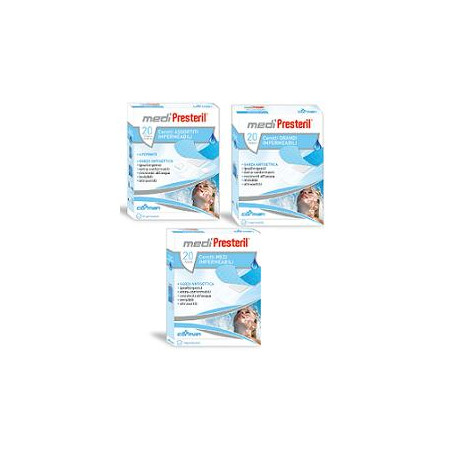 CEROTTO MEDIPRESTERIL IMPERMEABILE MISURA 7X2CM 20 PEZZI CEROTTO MEDIPRESTERIL IMPERMEABILE MISURA 7X2CM 20 PEZZI