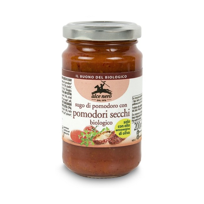 SALSA CON POMODORI SECCHI BIO 200 G SALSA CON POMODORI SECCHI BIO 200 G