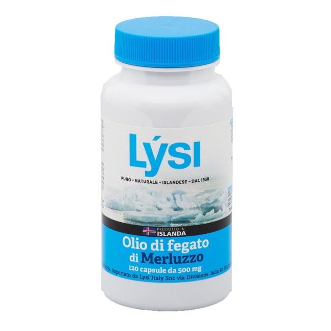 LYSI OLIO FEGATO MERLUZZO 120 CAPSULE LYSI OLIO FEGATO MERLUZZO 120 CAPSULE