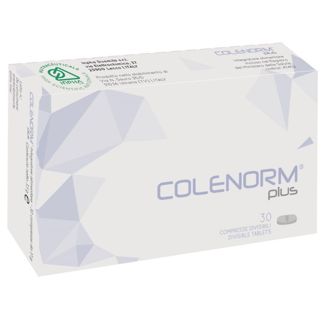 Colenorm Plus Integratore Alimentare 30 Compresse Divisibili Colenorm Plus Integratore Alimentare 30 Compresse Divisibili