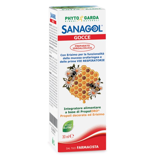 SANAGOL GOCCE PROPOLI ESTRATTO IDROALCOLICO 30 ML SANAGOL GOCCE PROPOLI ESTRATTO IDROALCOLICO 30 ML