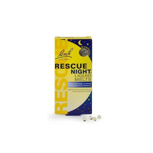 RESCUE NIGHT LIQUID MELTS SENZA ALCOOL 28 CAPSULE RESCUE NIGHT LIQUID MELTS SENZA ALCOOL 28 CAPSULE