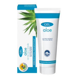 Tubo da 100 ml di Aloe Gel TEa Tree, trattamento per eritemi, scottature e punture di insetto.